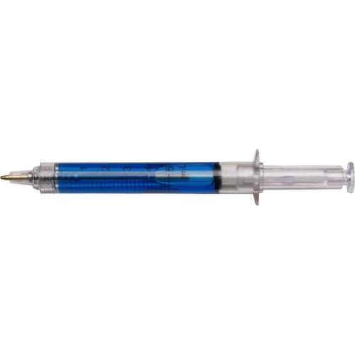 Balpen injectiespuit lichtblauw
