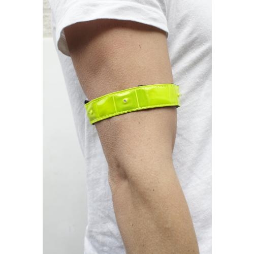 Reflectieband arm geel