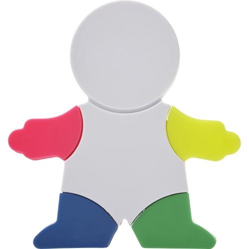 Markeerstift Poppetje wit