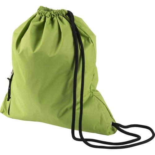 Polyester rugzak met extra zakje blauw