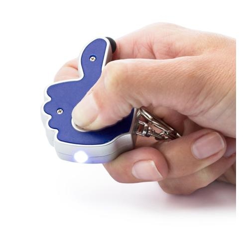 Sleutelhanger Handje blauw