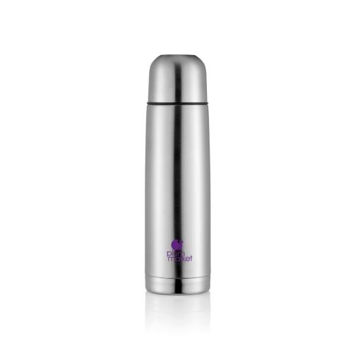 RVS isoleerfles 500ml zilver