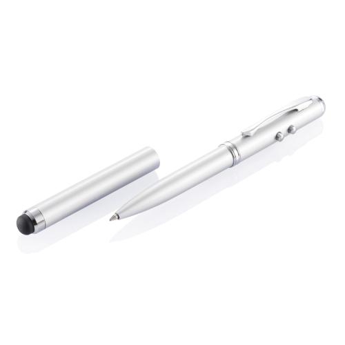 4-in-1 pen zilver