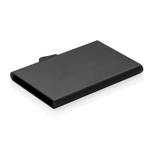 C-Secure aluminium RFID kaarthouder zwart
