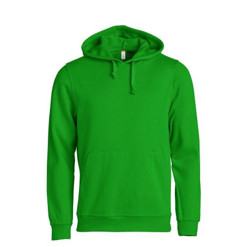 Basic Hoodie unisex appelgroen,l