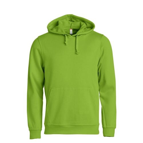 Basic Hoodie unisex lichtgroen,l