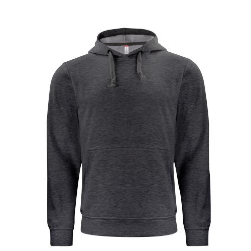Basic Hoodie unisex antraciet melange,l