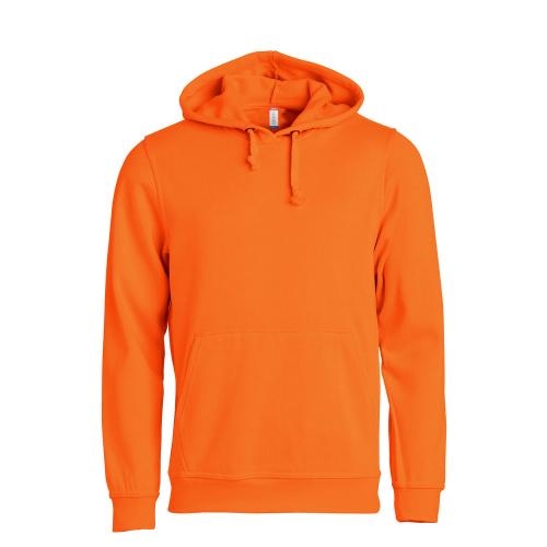 Basic Hoodie unisex signaaloranje,l