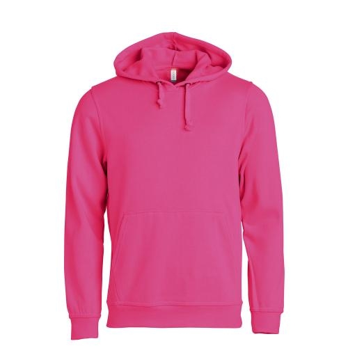 Basic Hoodie unisex helder kersen,l