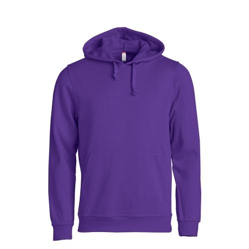Basic Hoodie unisex helder lila,l