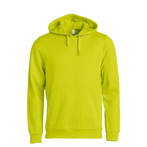 Basic Hoodie unisex signaalgroen,l