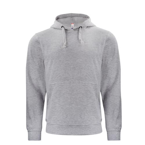 Basic Hoodie unisex grijsmelange,l