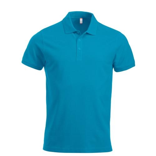 Classic Lincoln polo korte mouw turquoise,l