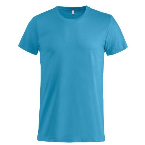 Basic-T bodyfit T-shirt turquoise,l