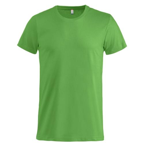 Basic-T bodyfit T-shirt appelgroen,l