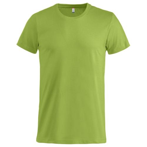 Basic-T bodyfit T-shirt lichtgroen,l