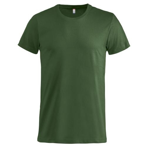 Basic-T bodyfit T-shirt flesgroen,l