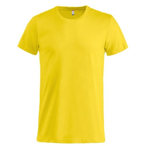 Basic-T bodyfit T-shirt lemon,l