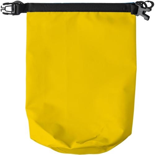 Nylon waterdichte strand-/water tas geel