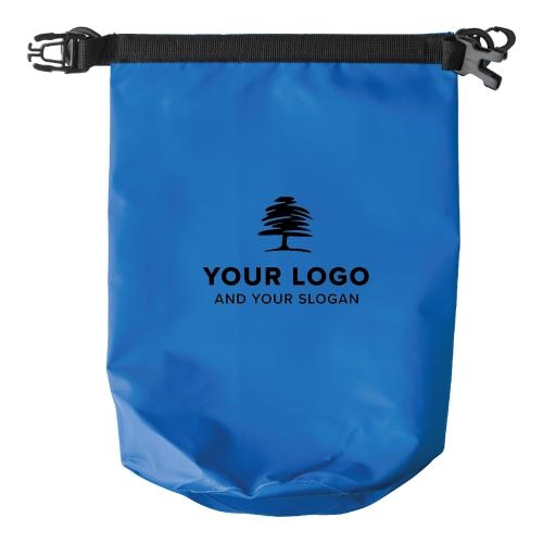 Nylon waterdichte strand-/water tas blauw