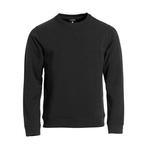 Sweater met ronde hals zwart,l