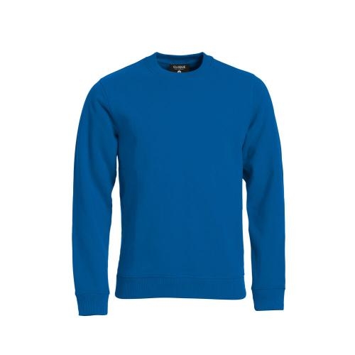 Sweater met ronde hals kobalt,l