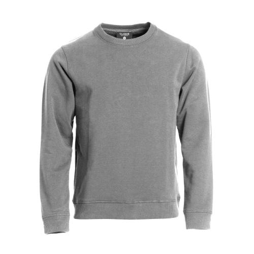 Sweater met ronde hals grijsmelange,l