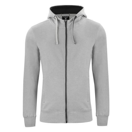 Classic Hoodie full zip grijsmelange,l