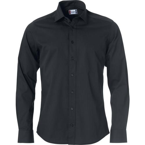 Overhemd Clark zwart,l