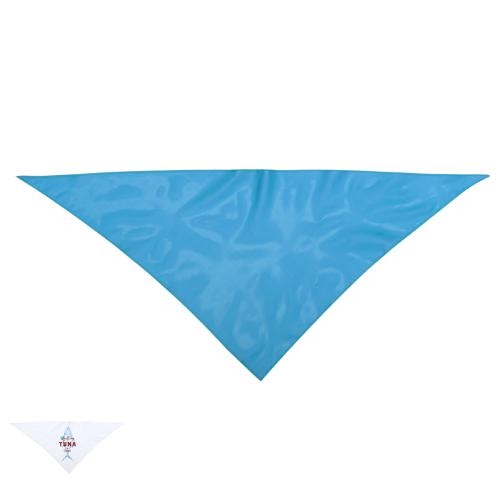 Polyester bandana blauw