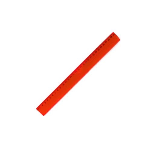 Flexibele liniaal rood