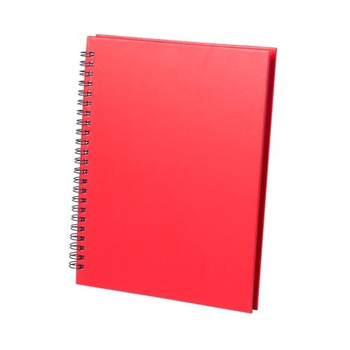 A5 notitieboekje Recycle rood