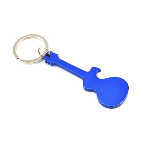Sleutelhanger Gitaar blauw