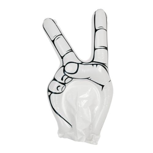 Opblaasbare hand wit