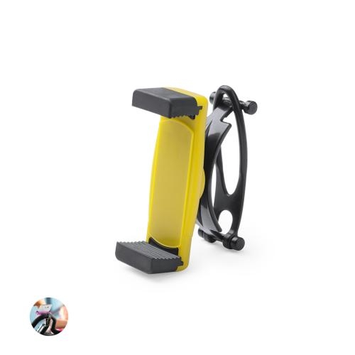 Telefoonhouder winkelwagen geel