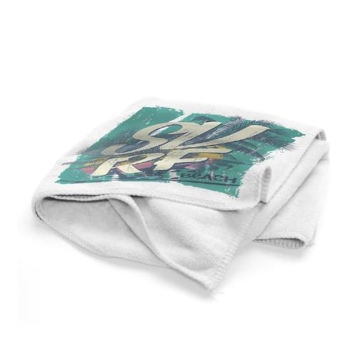 Handdoek absorberend blauw