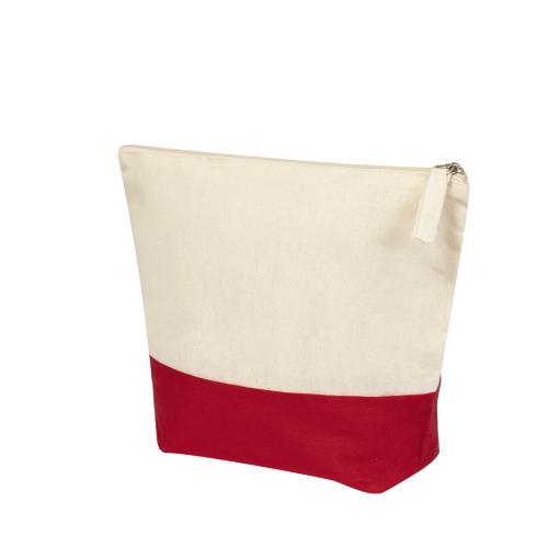 Katoenen toilettas rood