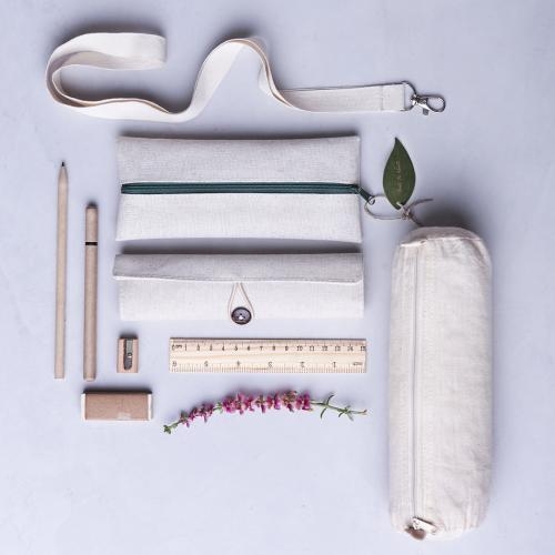 Katoenen etui Eco style naturel