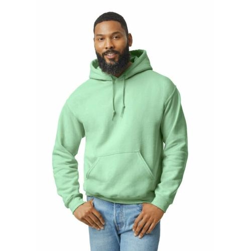 Gildan hooded sweater unisex mint green,l