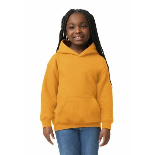 Gildan hoodie kinderen goud,l