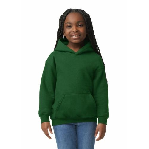 Gildan hoodie kinderen forest green,l