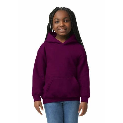 Gildan hoodie kinderen maroon,l