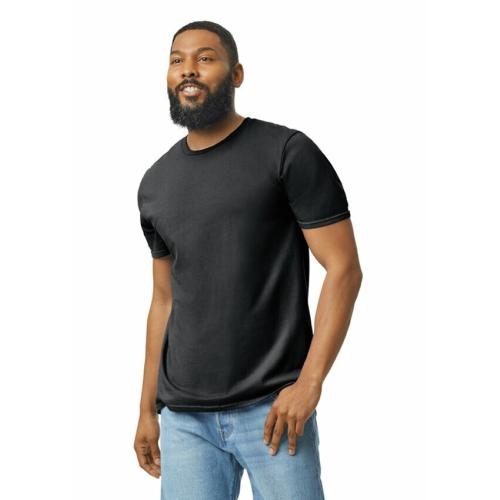 Gildan Softstyle T-shirt zwart,l