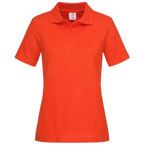 Stedman dames polo brilliant orange,l
