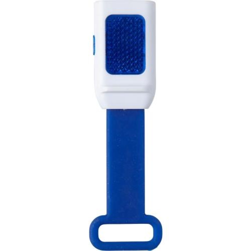 Kunststof fietslampje 4 LEDs blauw