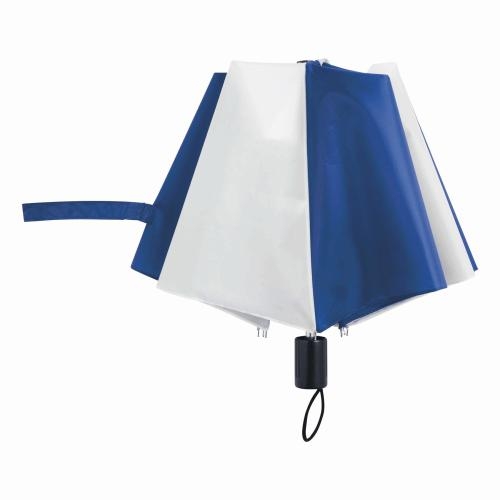 Opvouwbare paraplu Regular blauw/wit