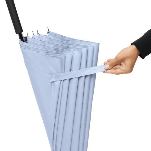Stormparaplu polyester pongee lichtblauw