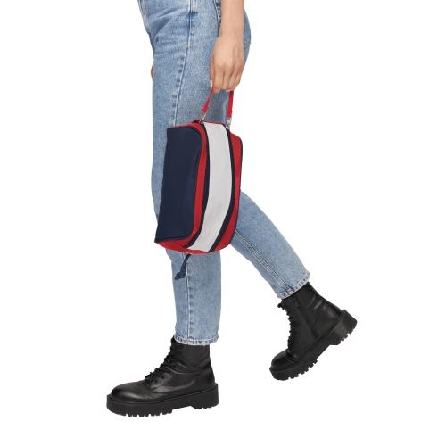 Toilettas Marina blauw/rood/wit