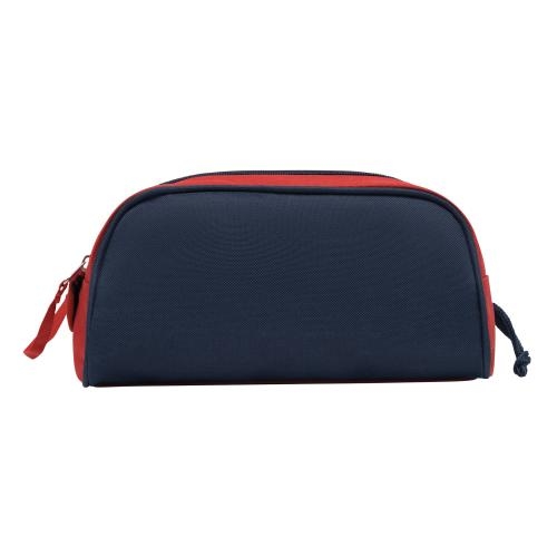 Toilettas Marina blauw/rood/wit