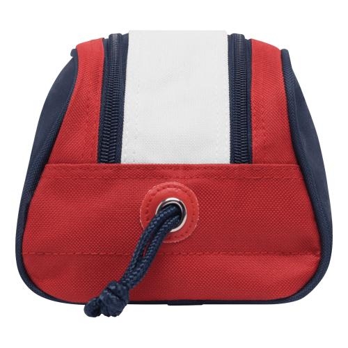 Toilettas Marina blauw/rood/wit